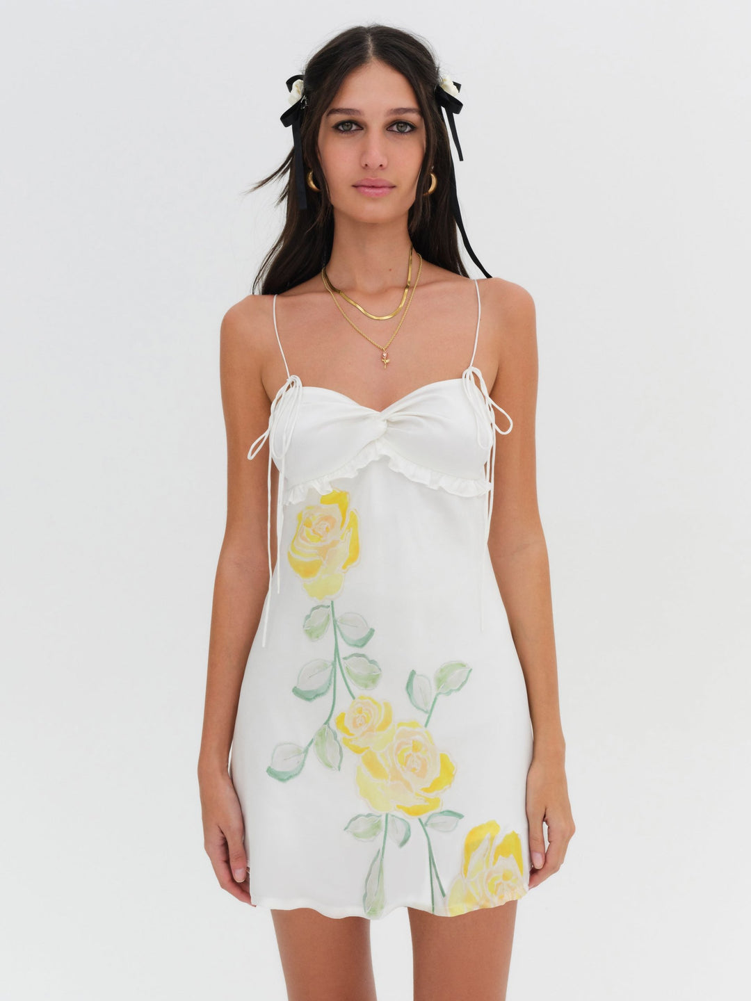 Millie Mini Dress Yellow
