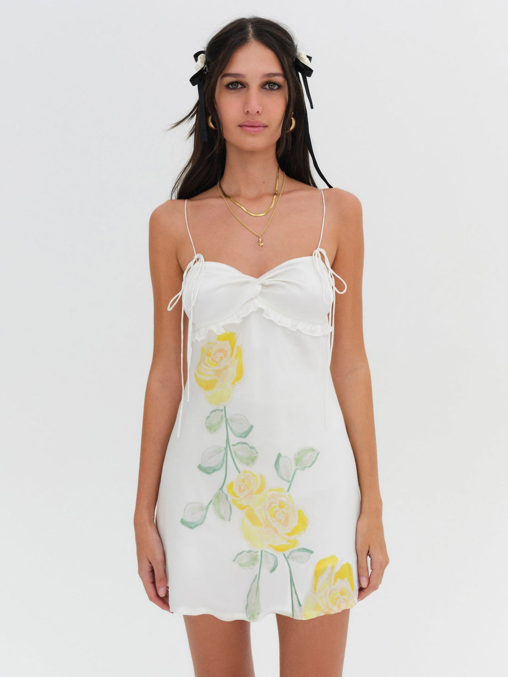 Millie Mini Dress Yellow