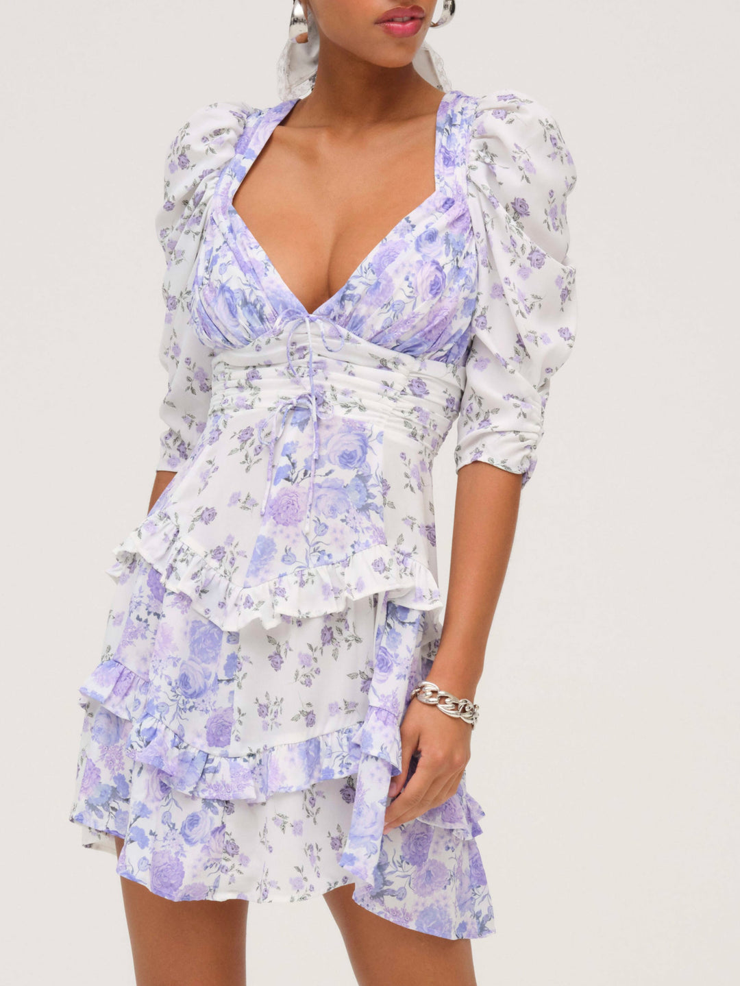 Rosalyn Mini Dress Purple