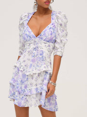 Rosalyn Mini Dress Purple