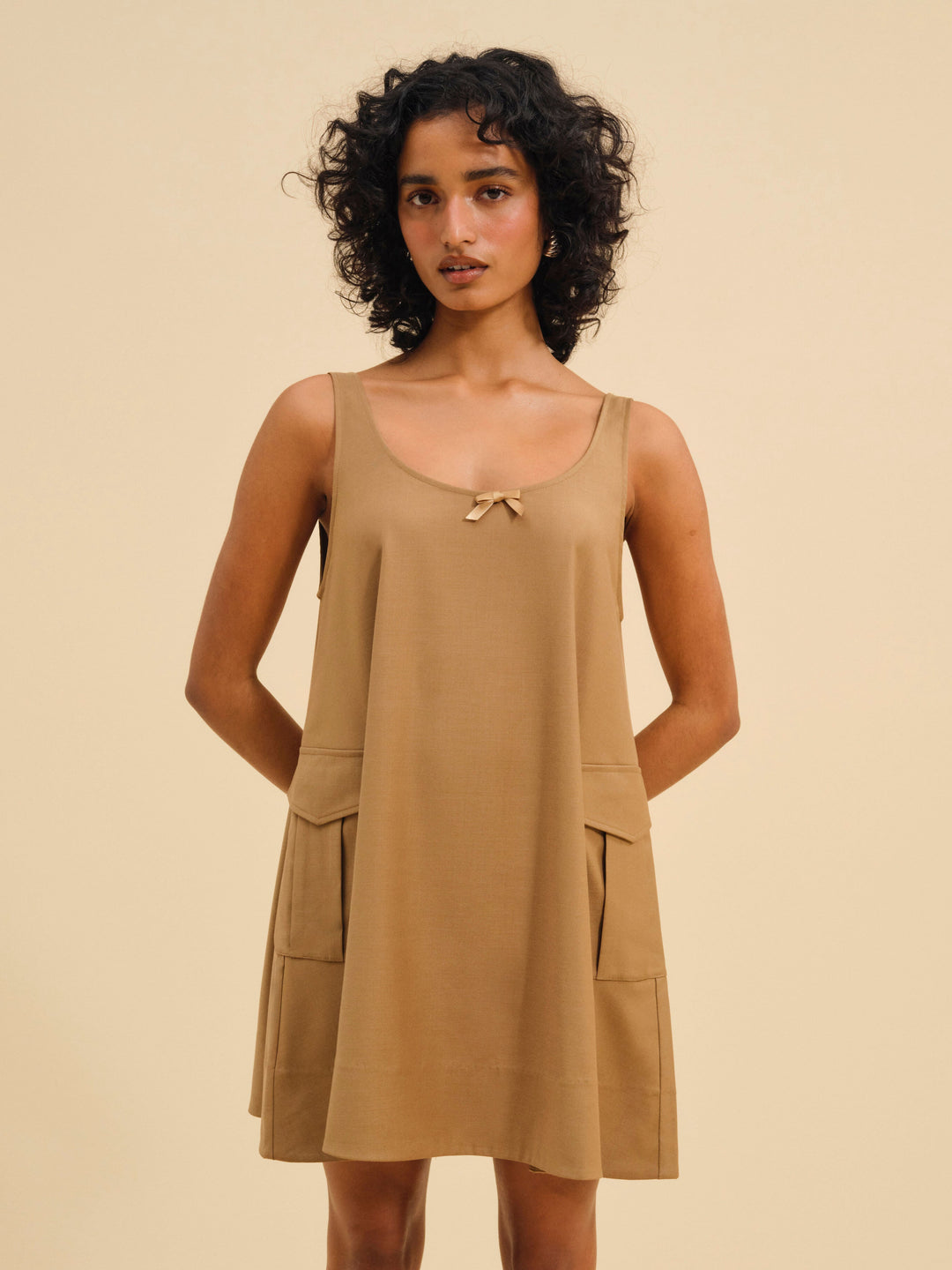 Elanah Mini Dress CAMEL