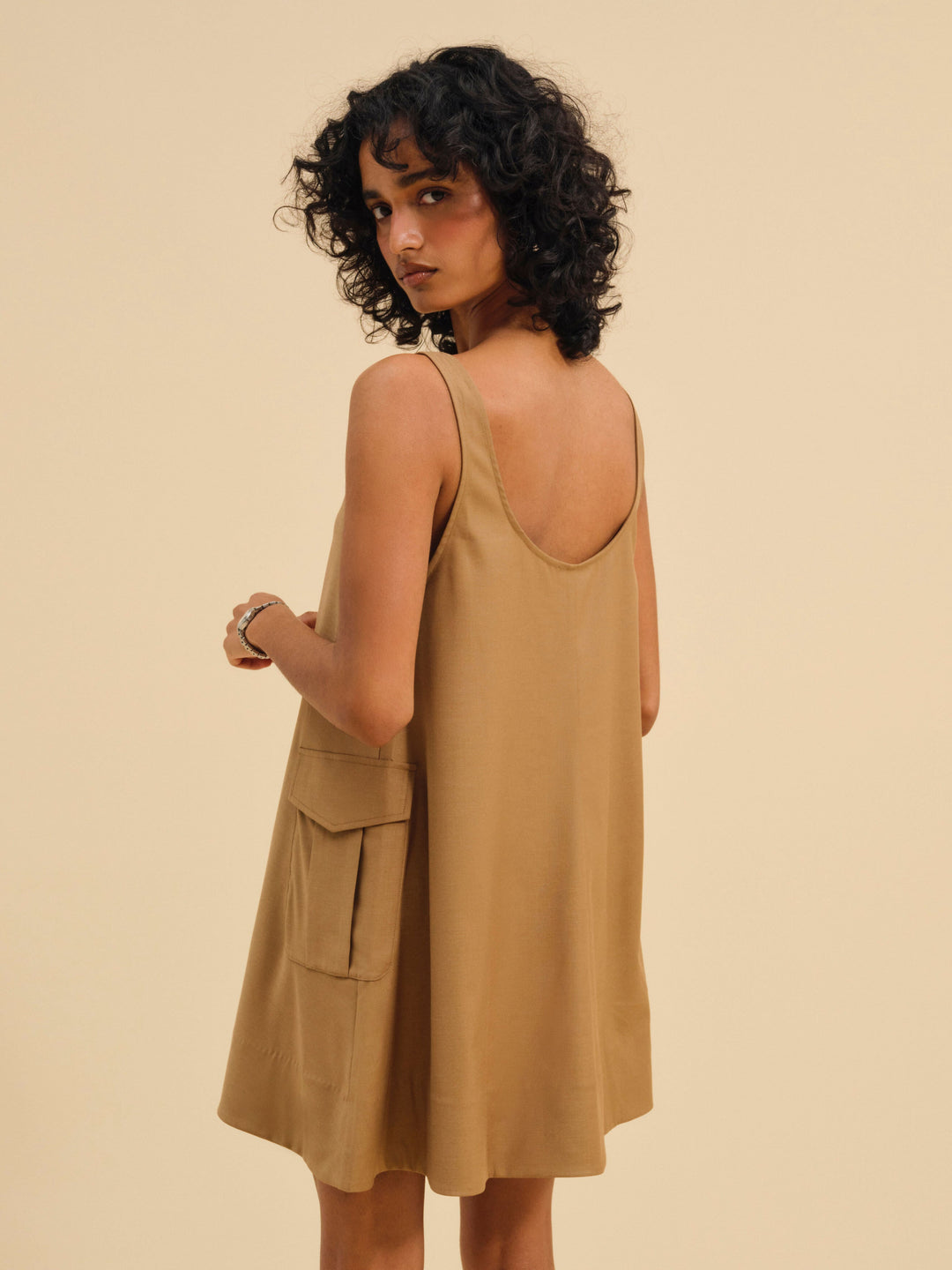 Elanah Mini Dress CAMEL