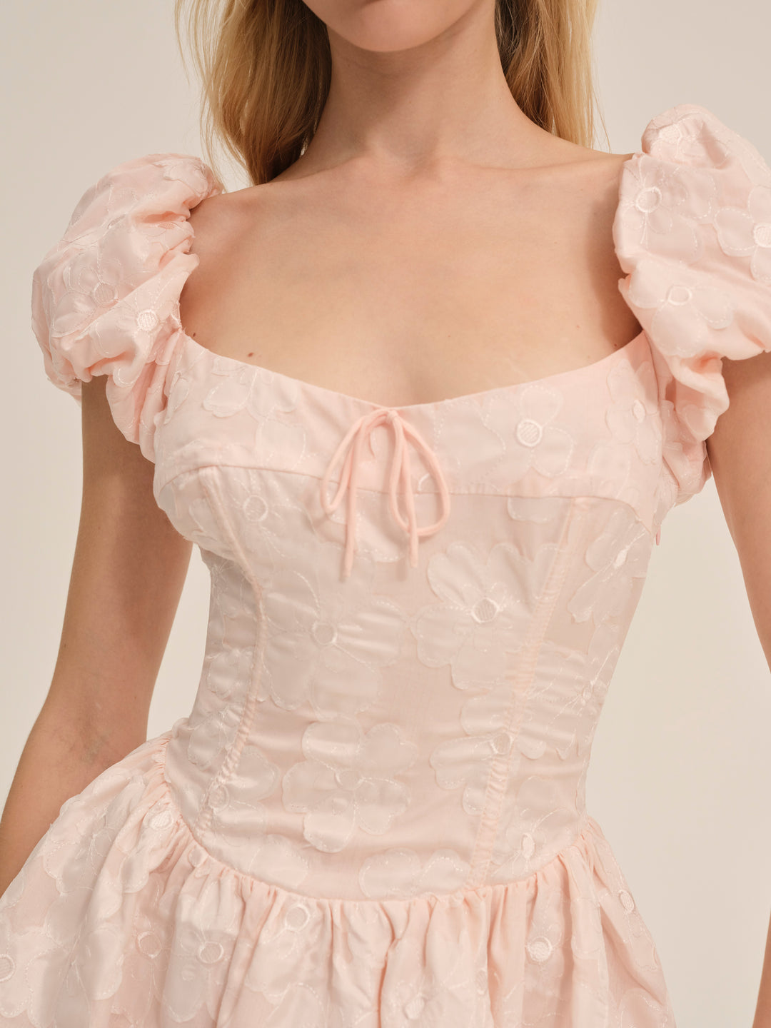 Florence Mini Dress Peach