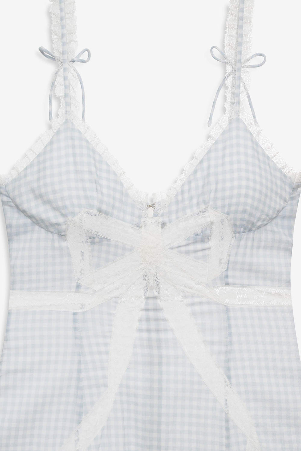 Bluebell Gingham Midi Dress Blue