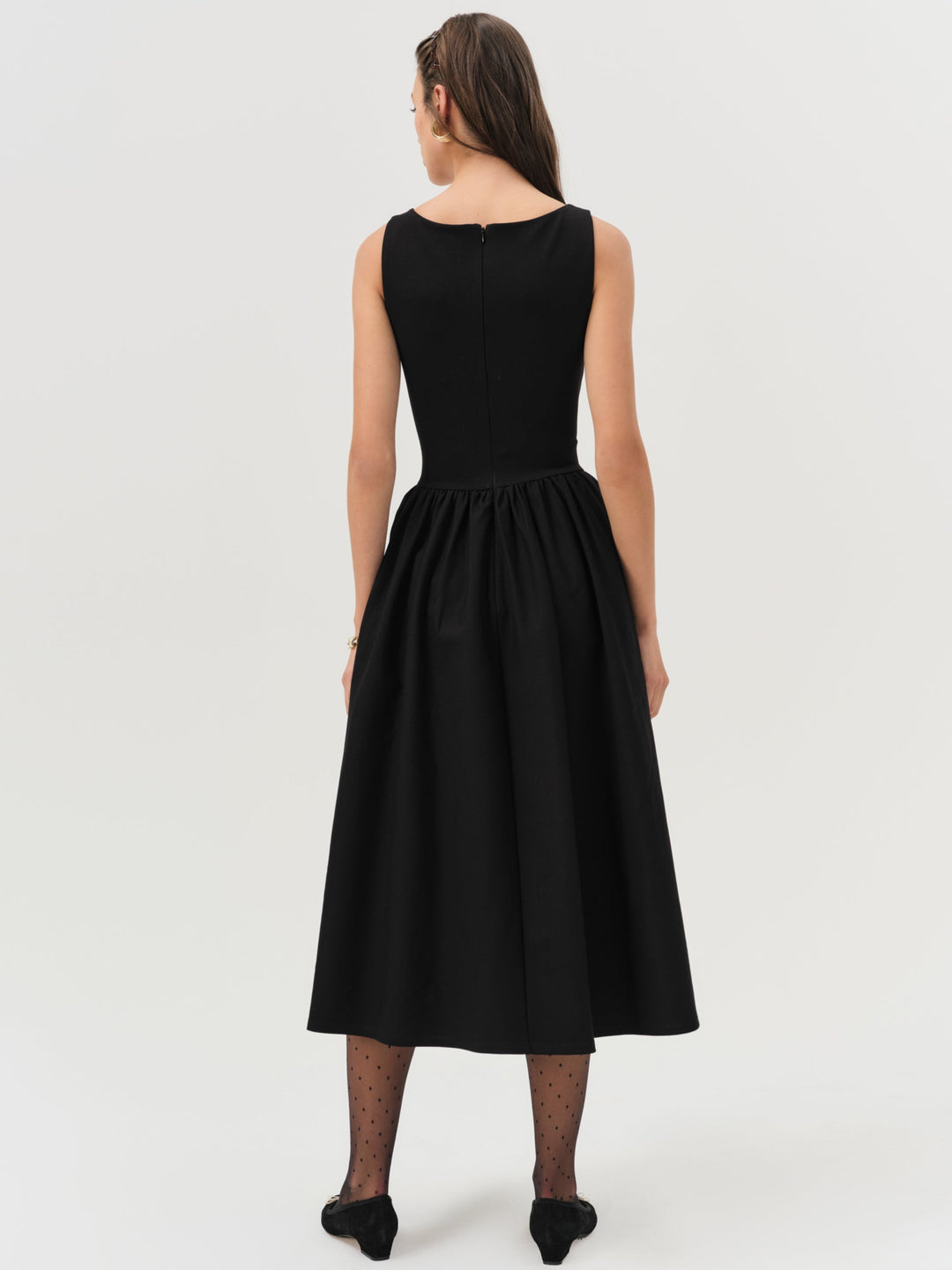 Anika Midi Dress Black