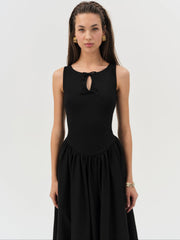 Anika Midi Dress Black