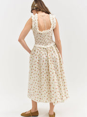 Morgan Midi Dress White