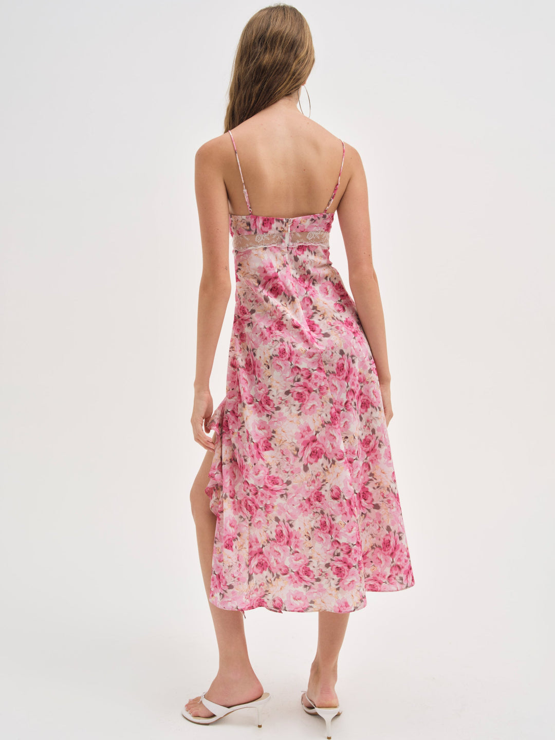 Angelina Midi Dress Pink