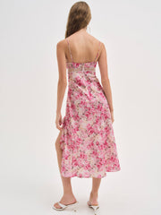 Angelina Midi Dress Pink