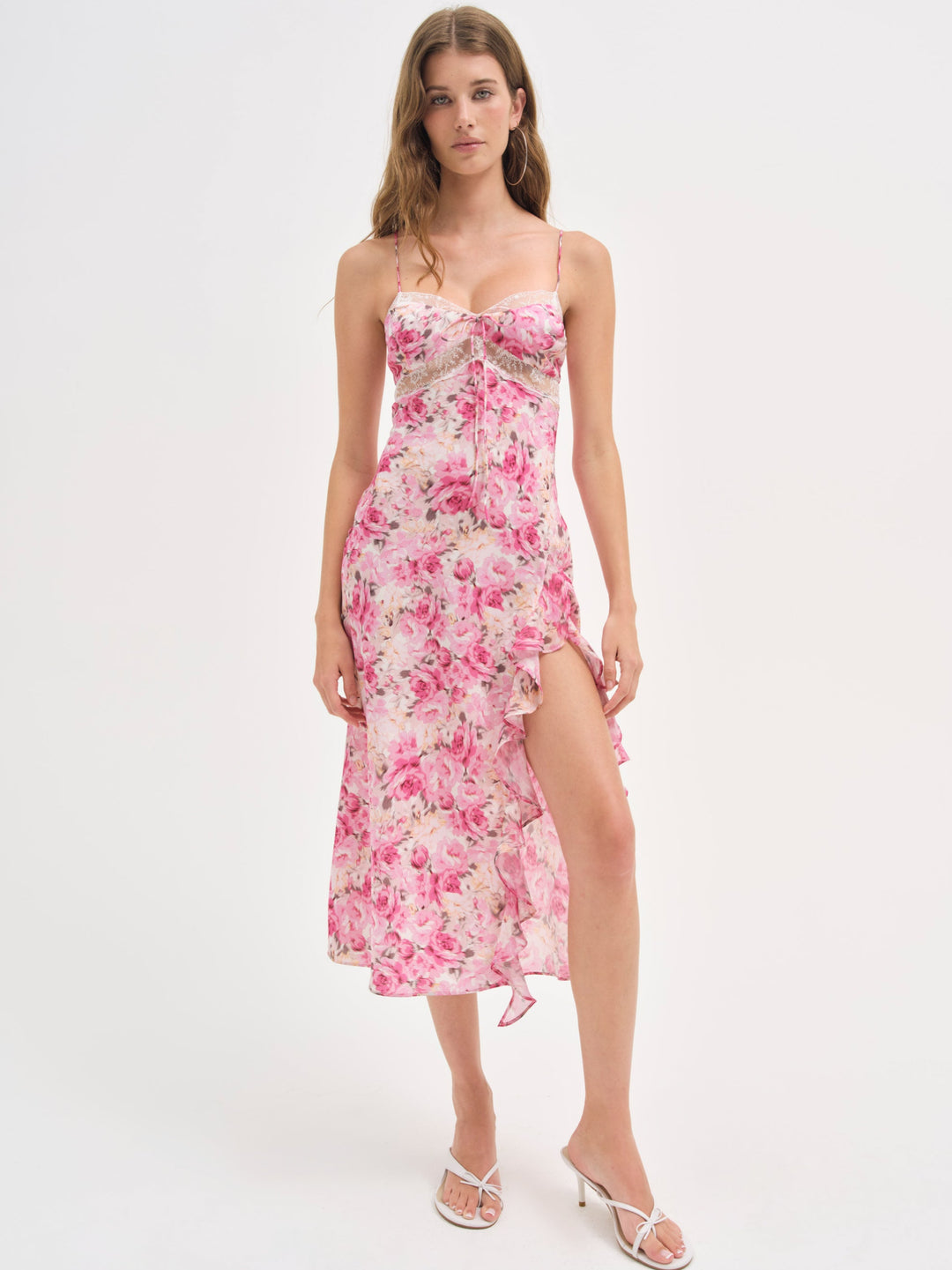 Angelina Midi Dress Pink