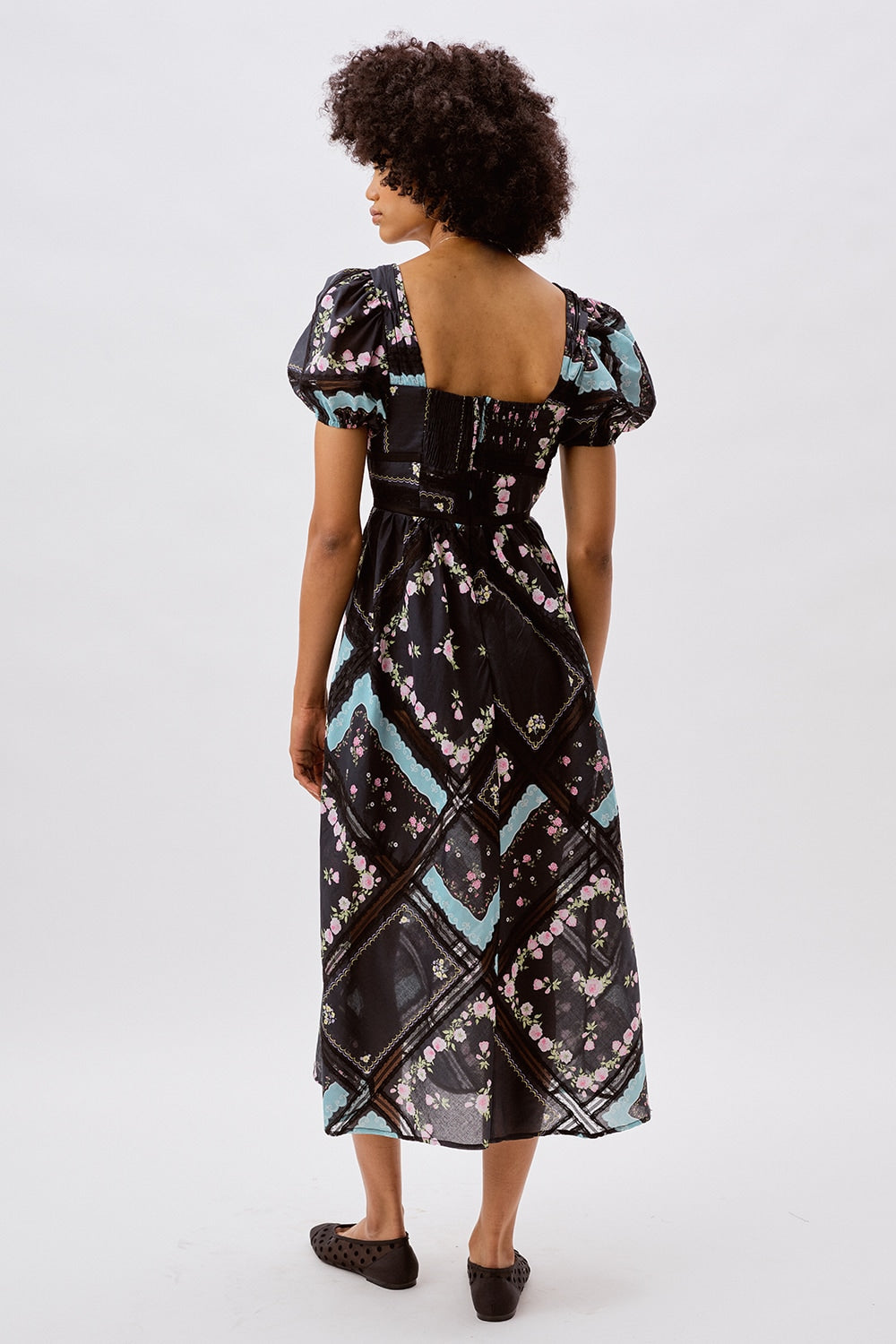 Margaret Midi Dress Black