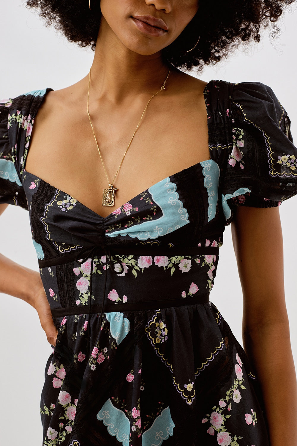 Margaret Midi Dress Black