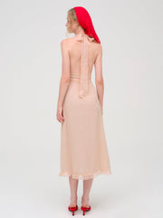 Love Dot Midi Dress Cream