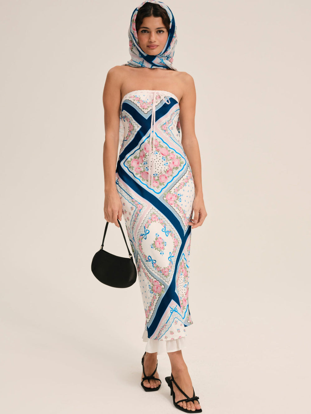 Daisy Mae Midi Dress Blue