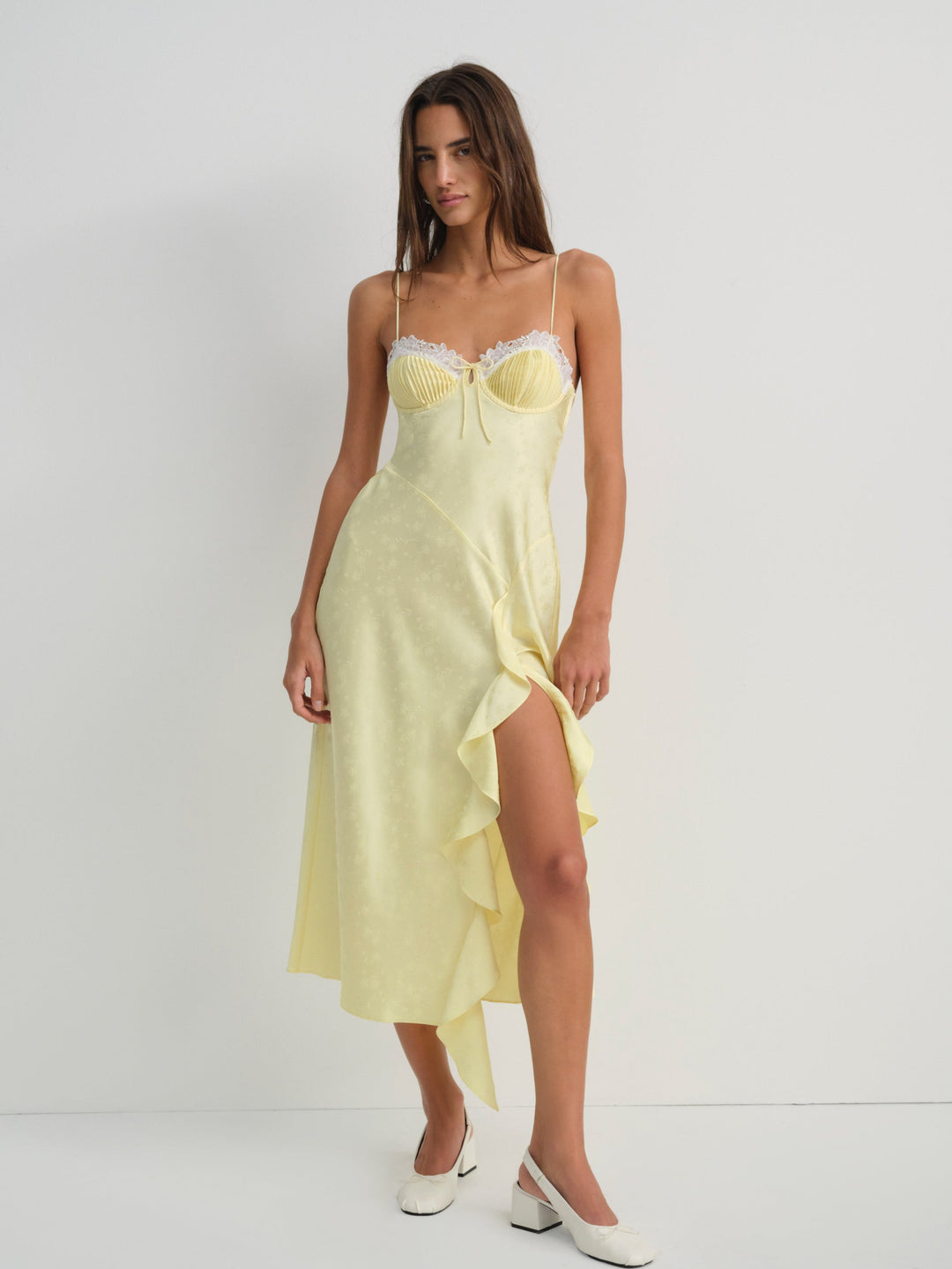 Chania Midi Dress Yellow