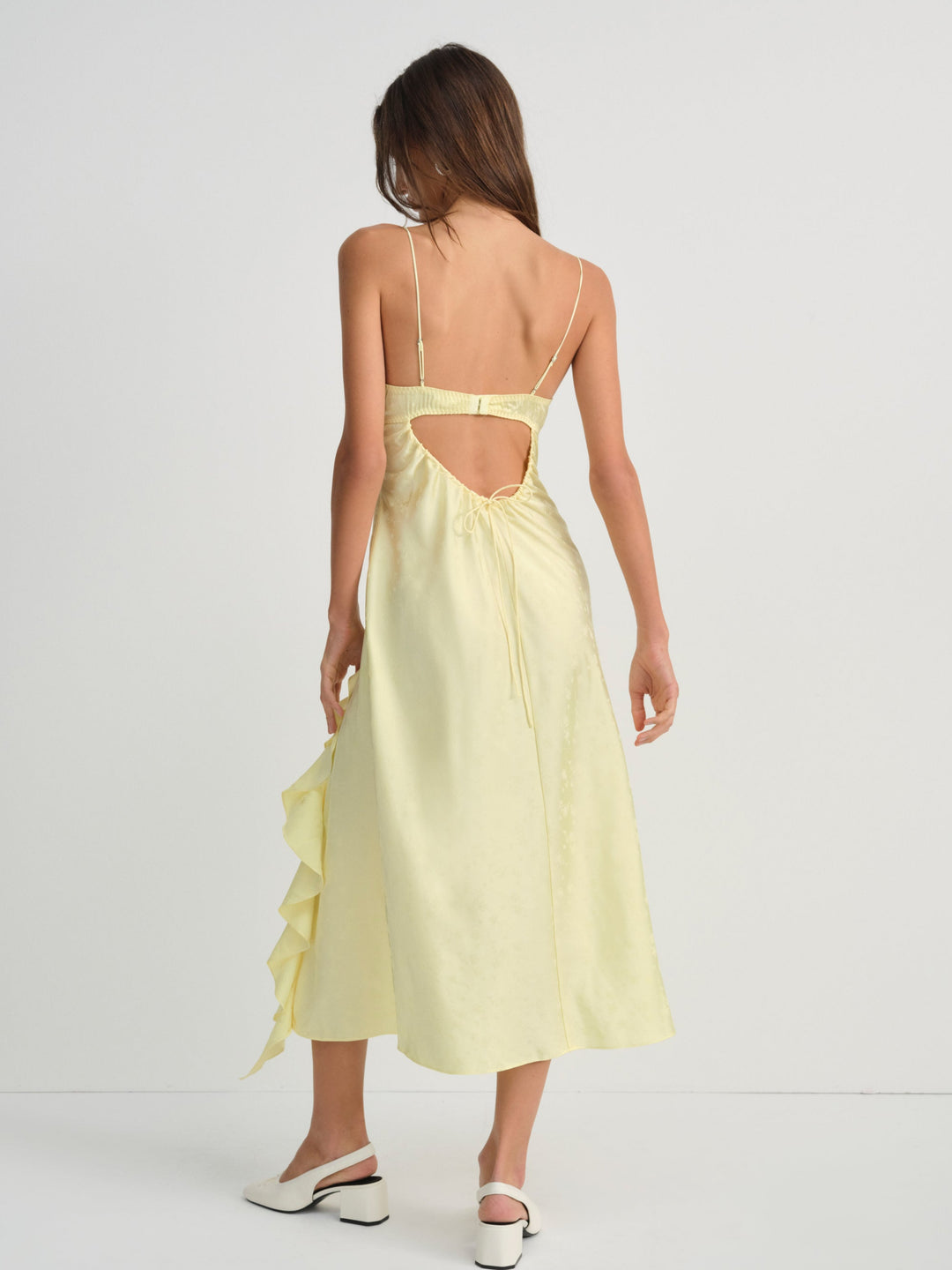 Chania Midi Dress Yellow