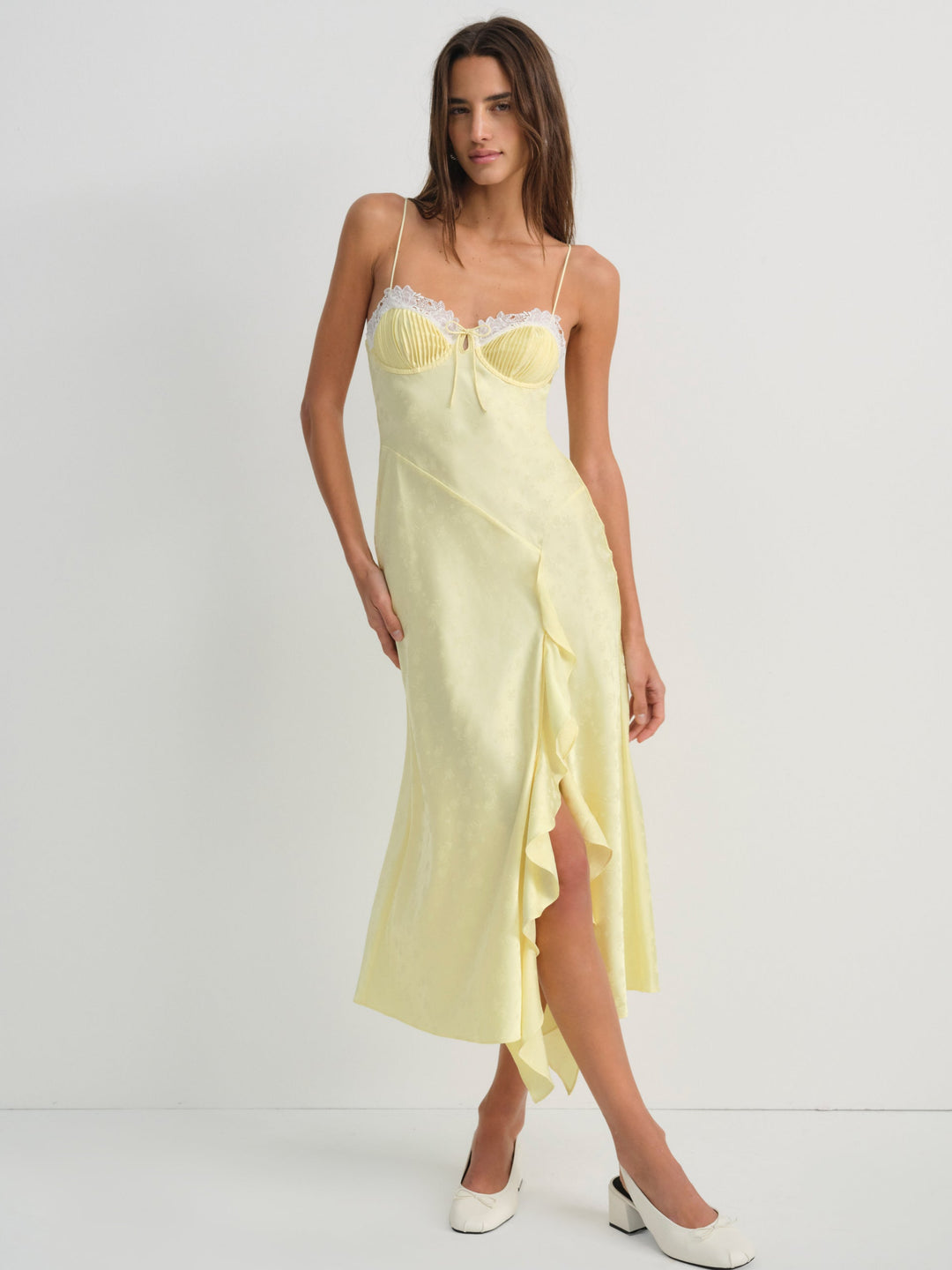Chania Midi Dress Yellow