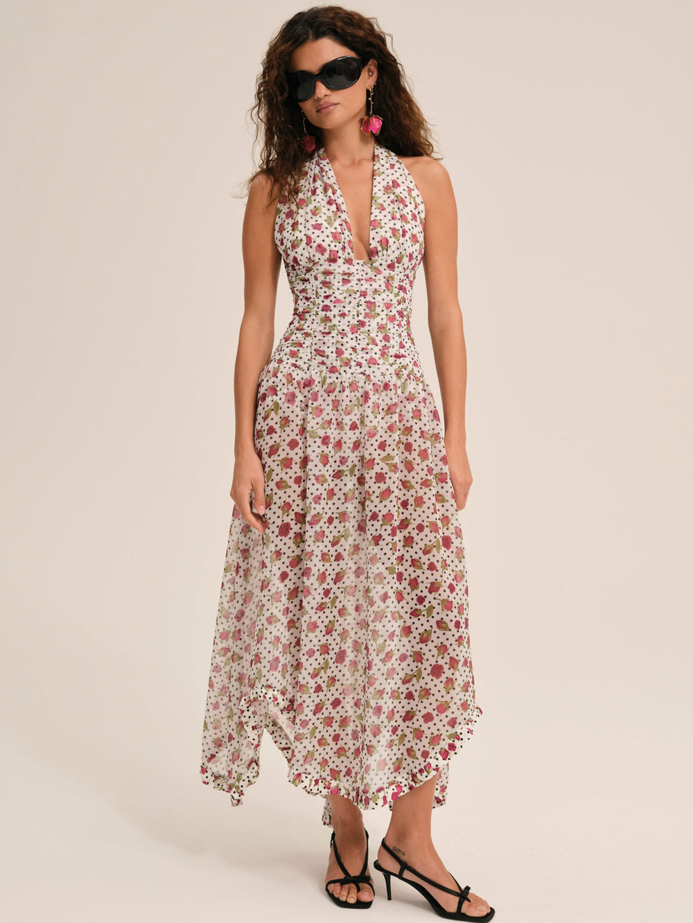 Betty Bud Maxi Dress White