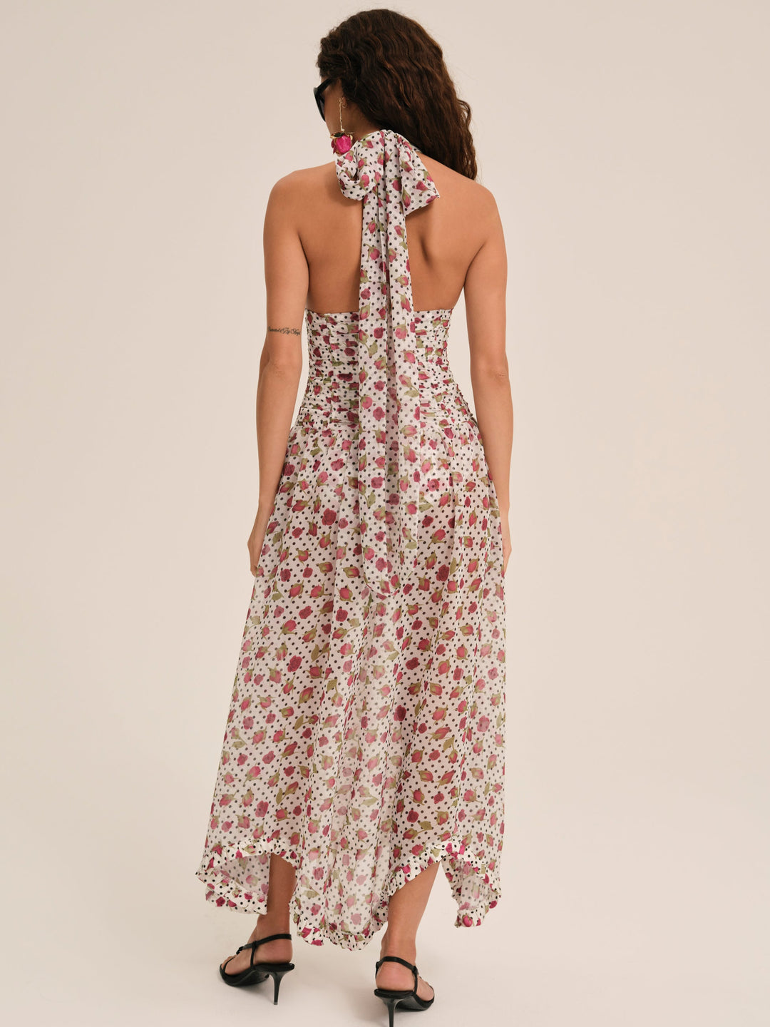 Betty Bud Maxi Dress White