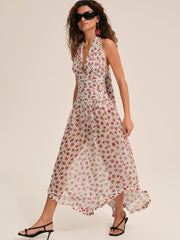 Betty Bud Maxi Dress White