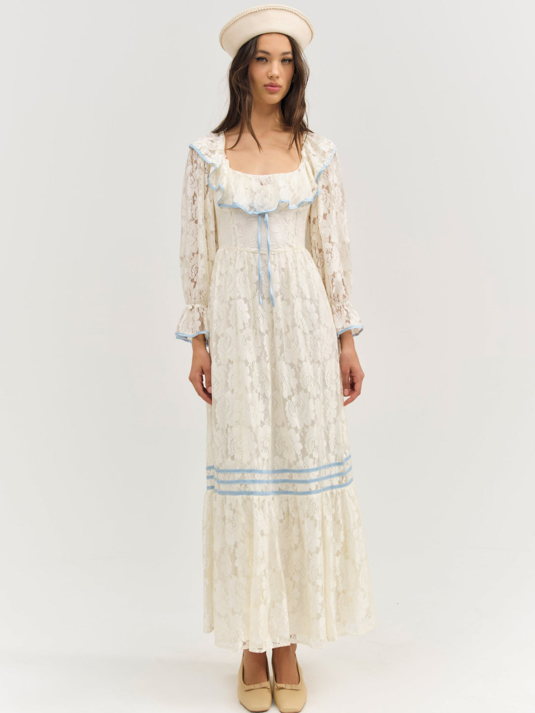Severine Maxi Dress Cream