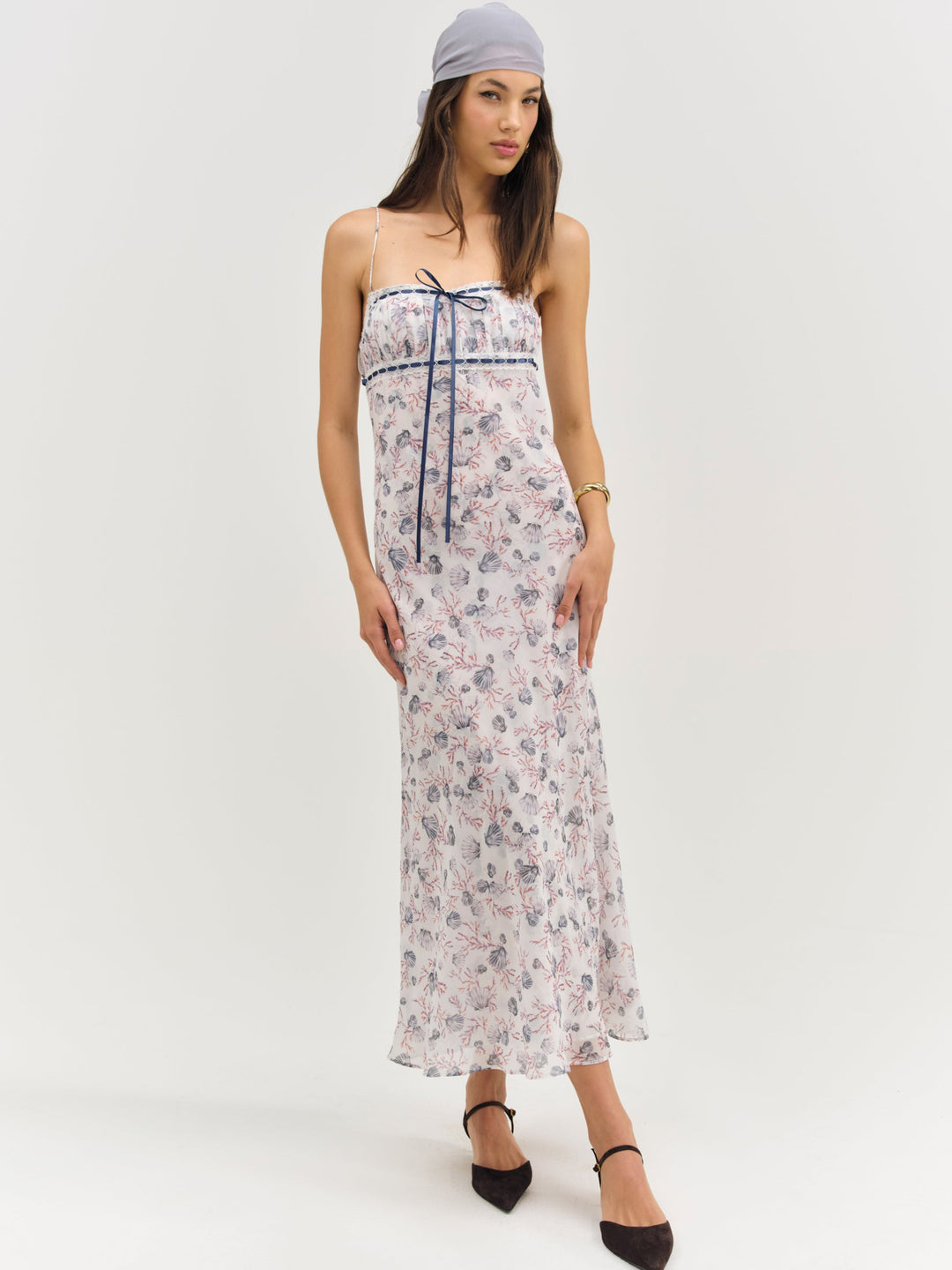 Midsummer Midi Dress White