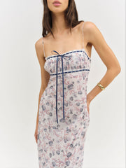 Midsummer Midi Dress White