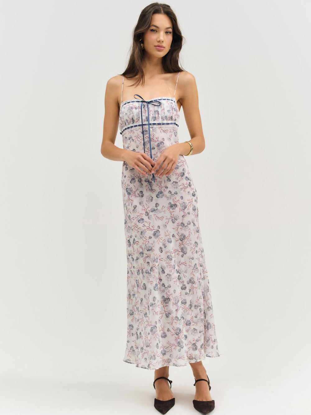 Midsummer Midi Dress White