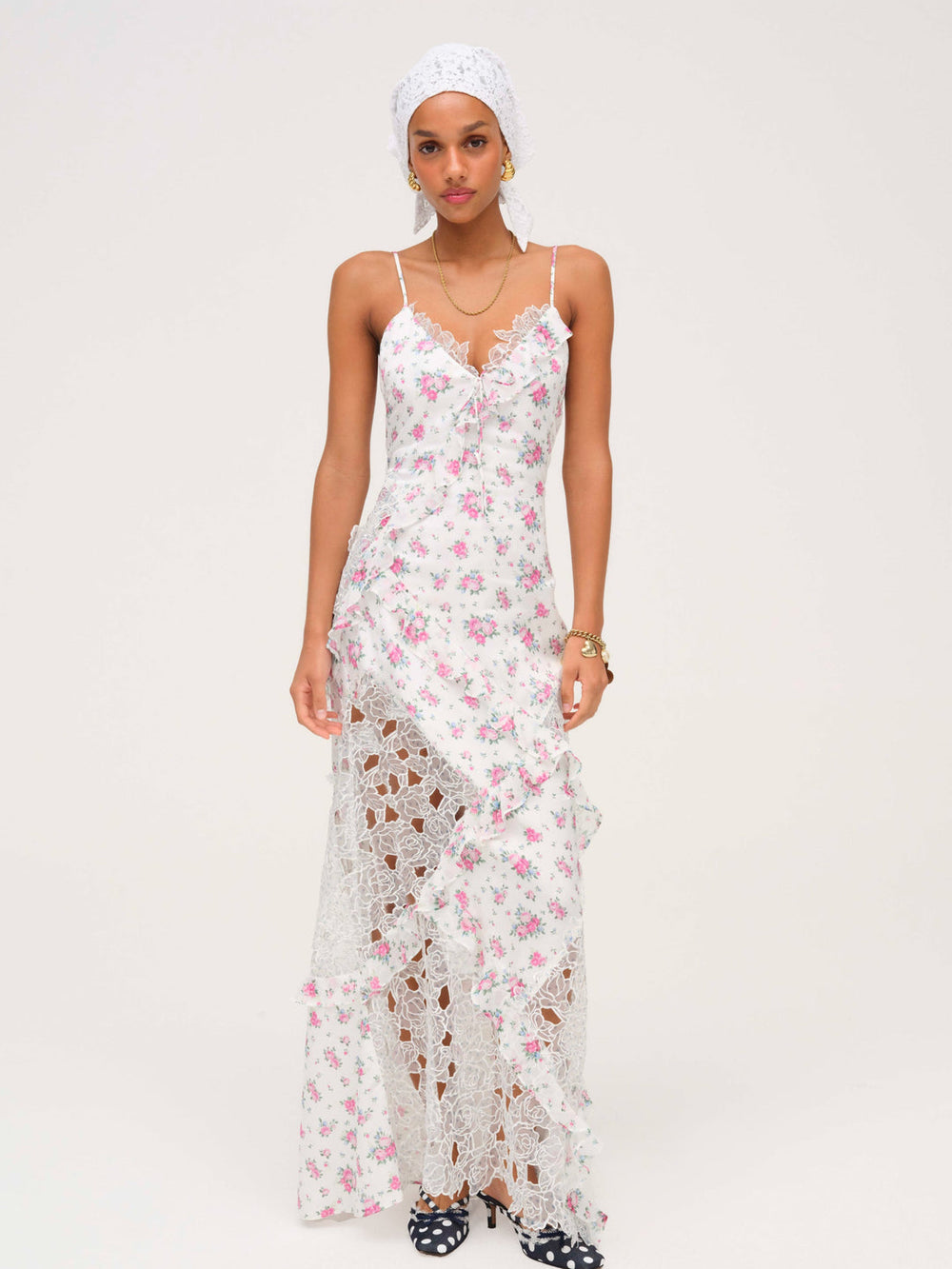 Josalyn Maxi Dress White