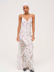 Josalyn Maxi Dress White