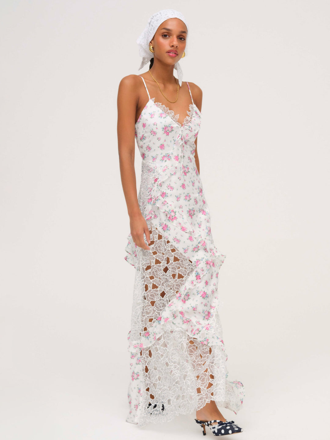 Josalyn Maxi Dress White