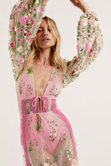 Luna Maxi Dress Pink