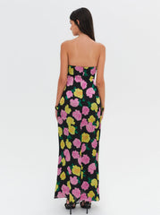 Madison Strapless Maxi Dress Black